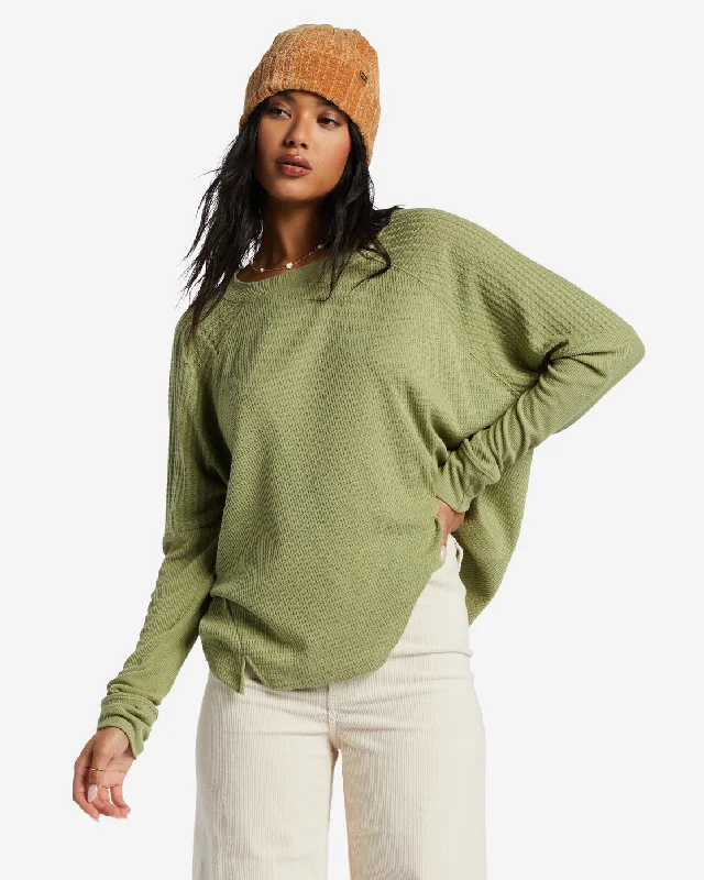 Versatile Items Warm My Heart Top - Avocado