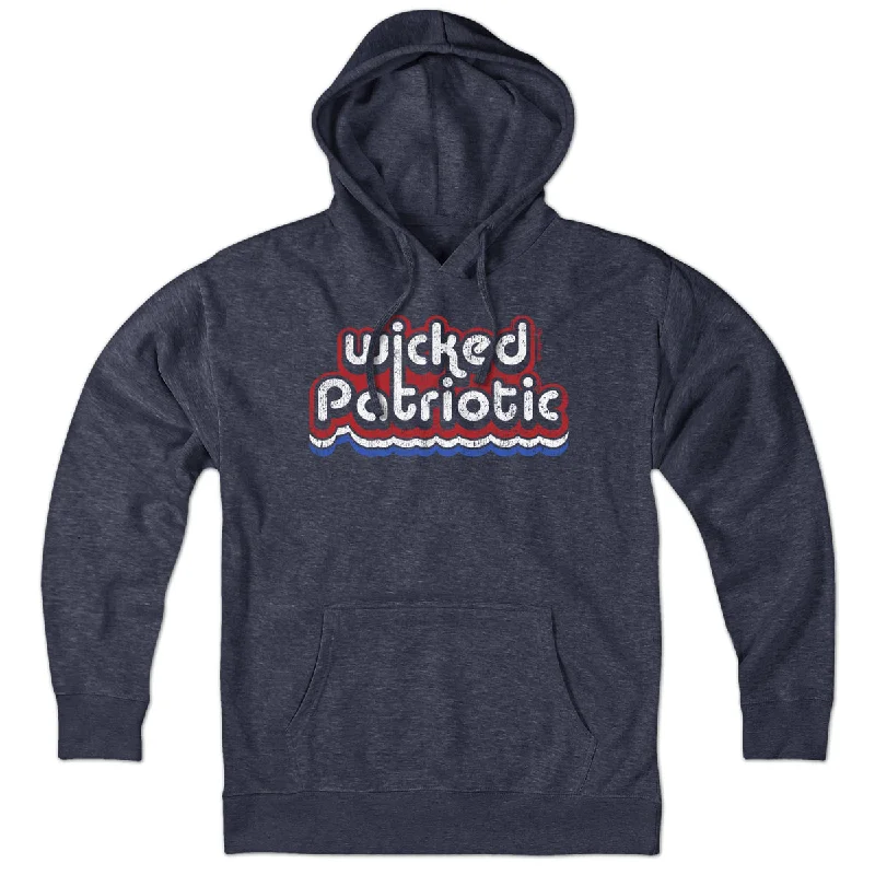 Noble Temperament Wicked Patriotic Retro Hoodie