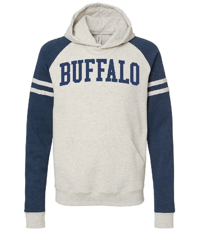 Classic Series Buffalo Classic Varsity - Adult Hoodie - Blue
