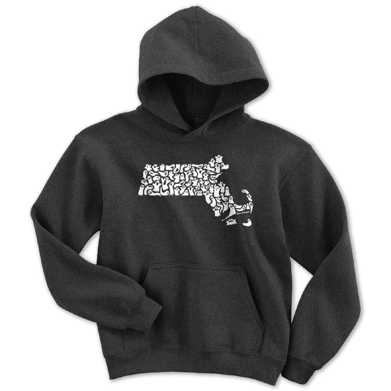 Classic Style MassaBOOsetts Youth Hoodie