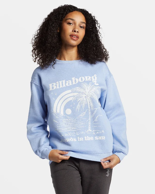 Playful Style Sunny Islands Sweatshirt - Outta The Blue