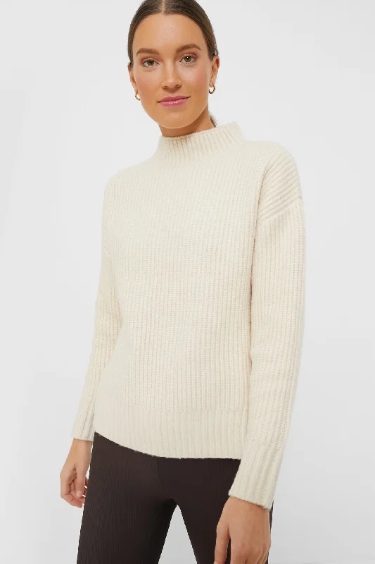 High-quality Design Whitecap Grey Skyla Funnel Neck Knit