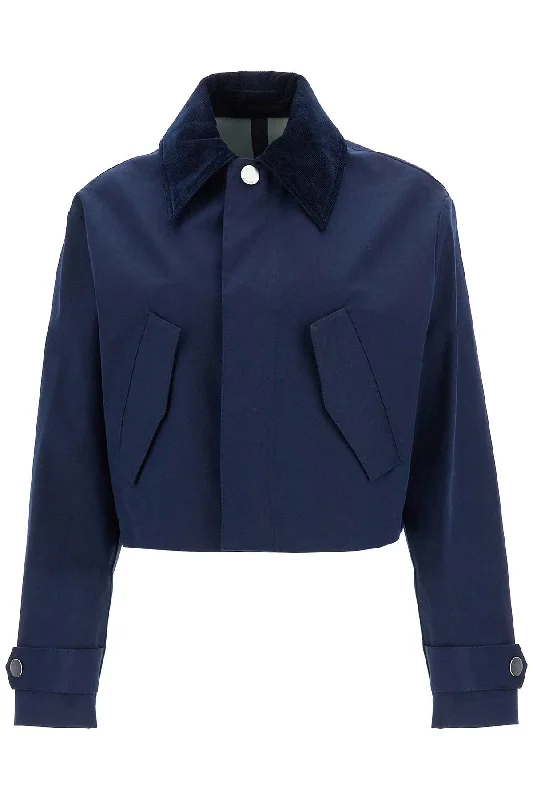 Elegant And Noble Ami Alexandre Matiussi Women's Cropped Canvas Jacket For Women