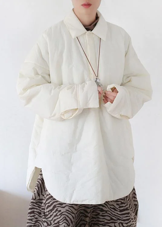 Sweet Breath Casual whitewinter coatsplus size clothing winter jacket winter short overcoat