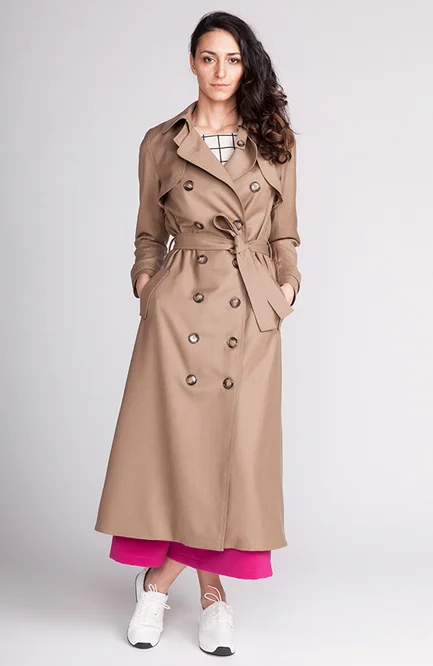 Celebrity Style Named Isla Trench Coat