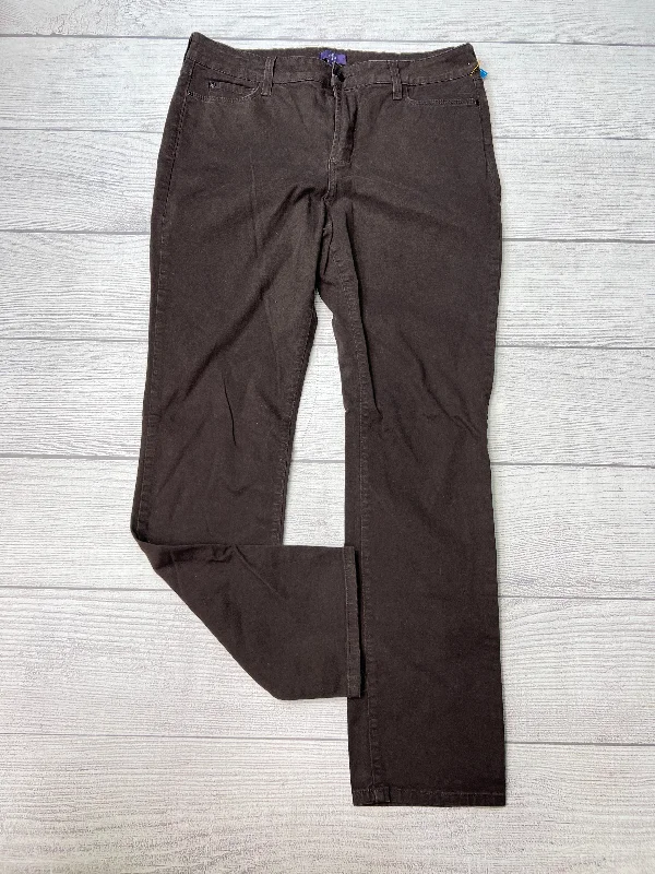 Personal Charm Jeans Designer By Not Your Daughters Jeans In Brown, Size: 14