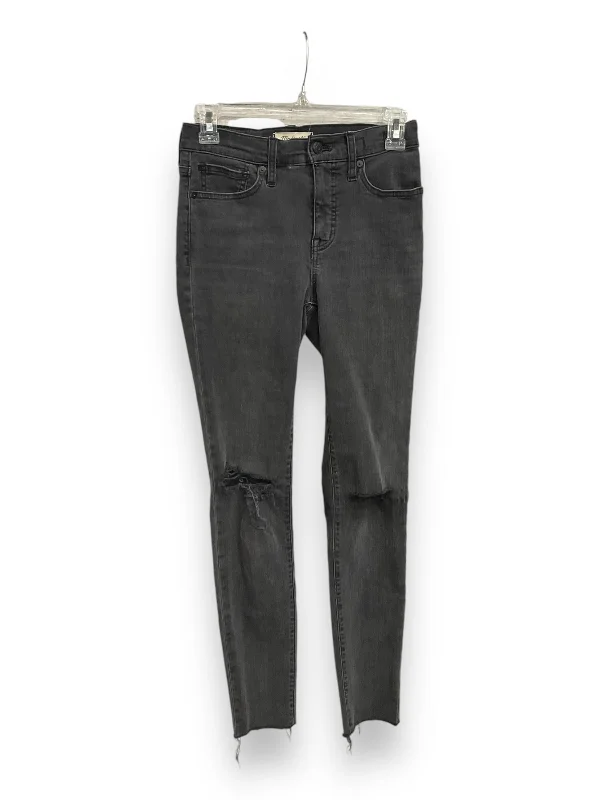 Versatile Outfits Jeans Straight By Madewell In Black Denim, Size: 2