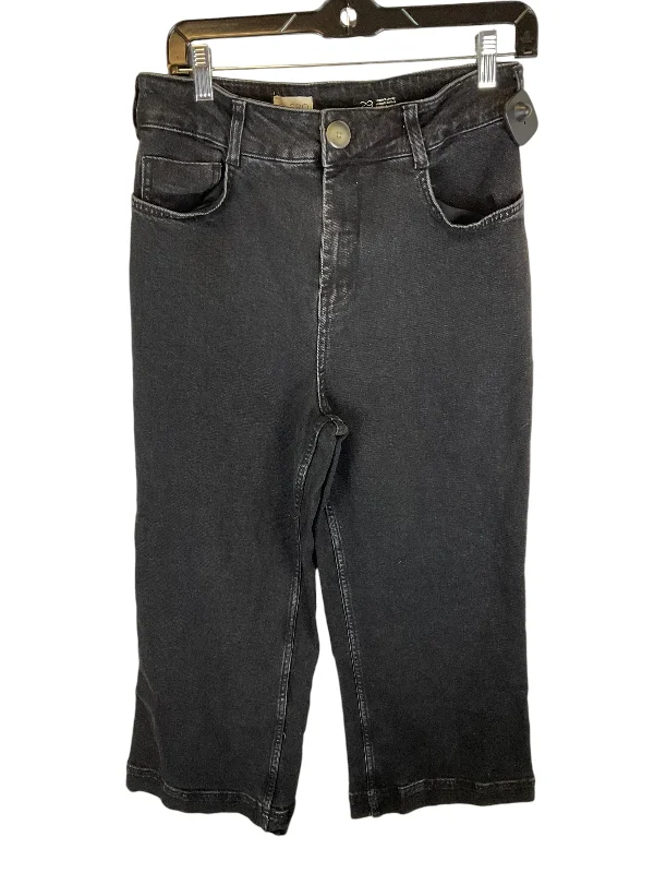 Body Design Jeans Wide Leg By Pilcro In Black Denim, Size: 6