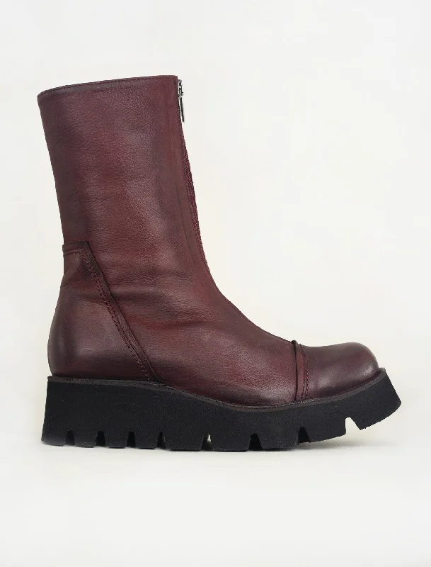 Relaxed Style Wandena Midi-Boot, Wine