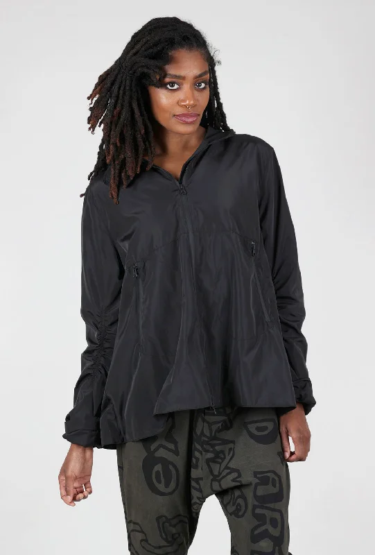 Classic Check The Back Jacket, Black