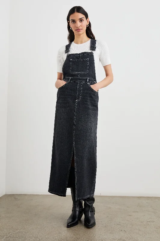 Warm Comfort WESTLAKE DRESS - BLACK SAND