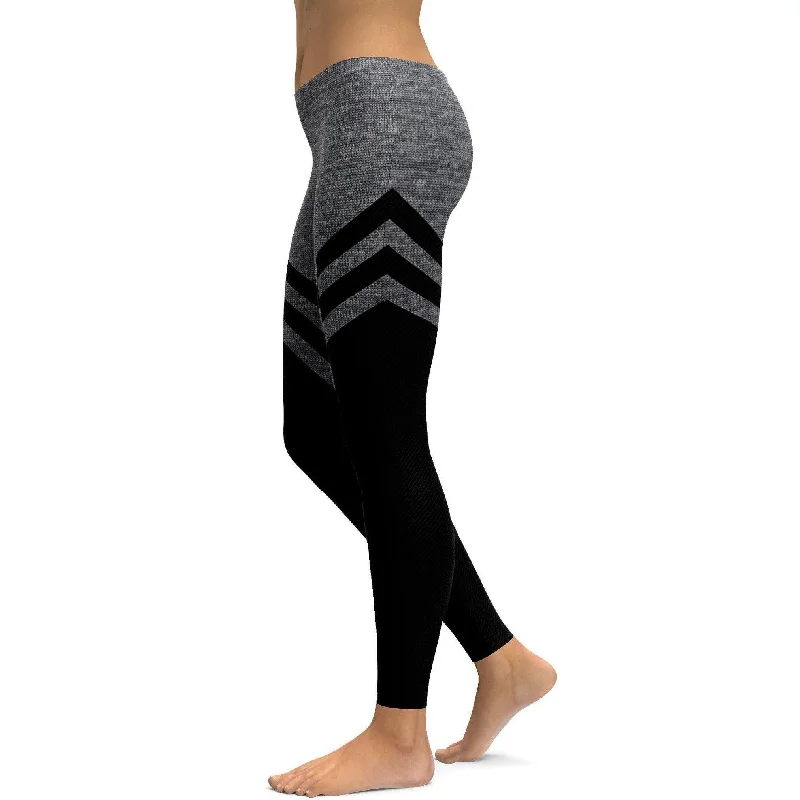 Comfy Pants Black & Faux Heathered Stocking Leggings