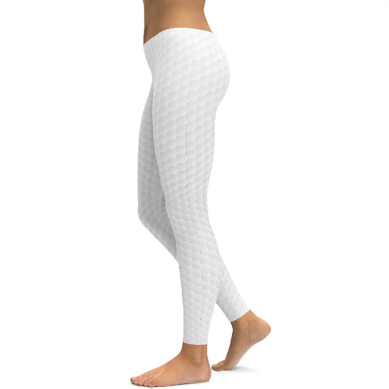 Cozy Footwear Golf Ball Pattern Leggings