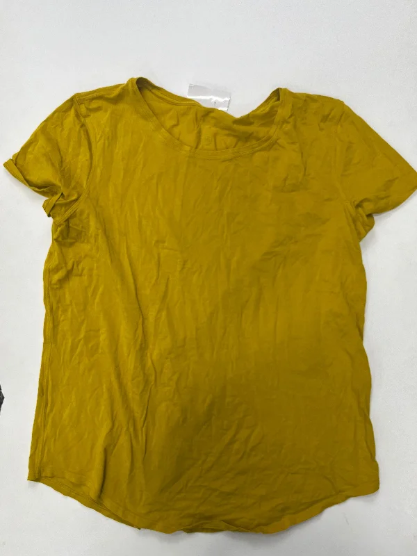 New Design Athletic Top Short Sleeve By Lululemon  Size: S