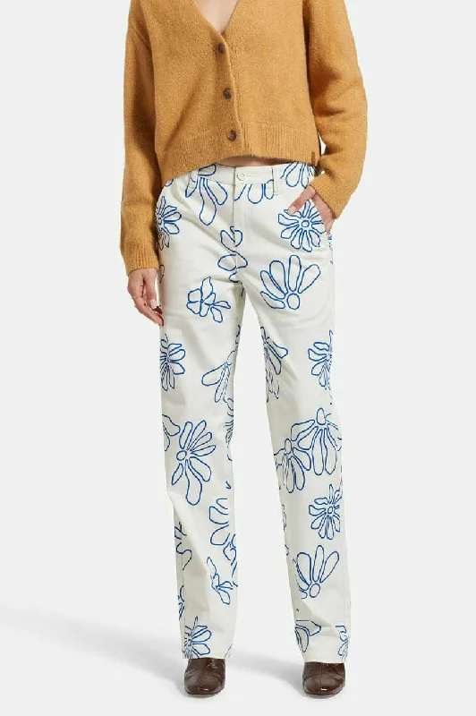 Urban Style Bedford Pant - Off White Daisy