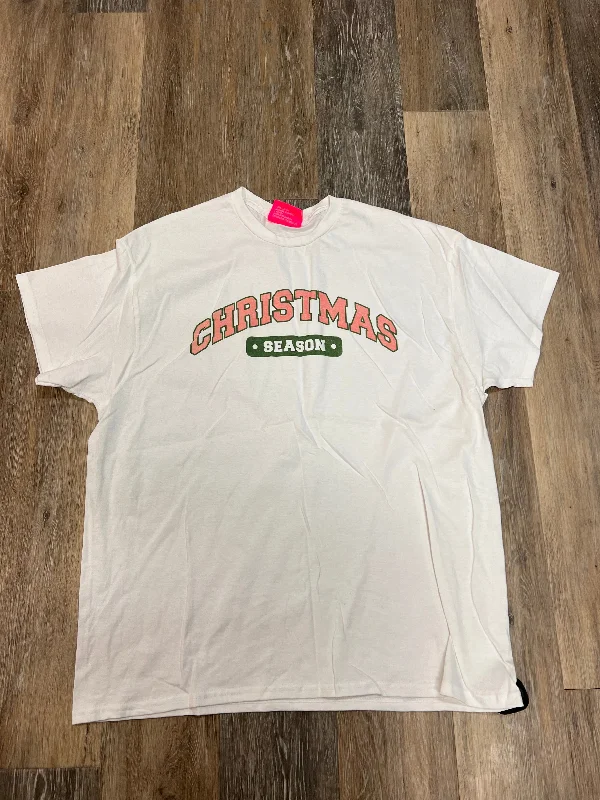 Free And Comfortable Top Short Sleeve By Super MRKT In Christmas, Size: M/L
