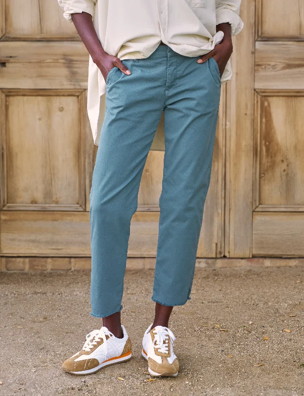 Feminine Charm WICKLOW Slate, Italian Performance Twill