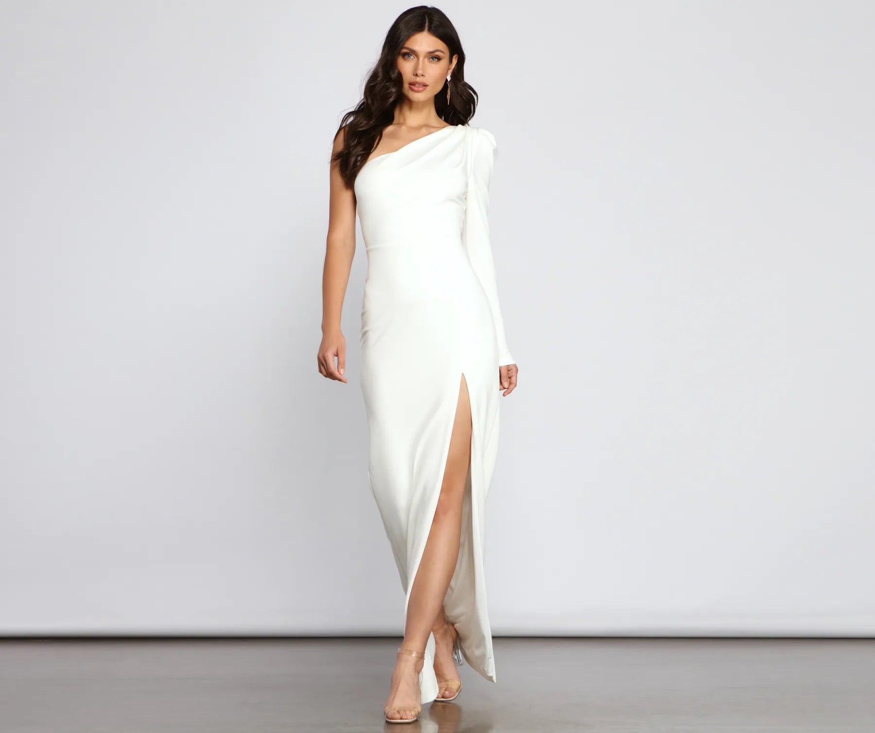 Lounge Wear Kimberly One-Shoulder Formal Dress